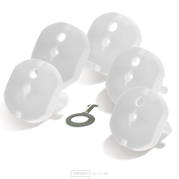 Solight bezpečnostná zátka - sada 5ks + 1 kľúčik