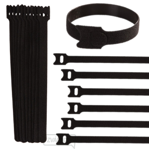 Suchý zips - organizér káblov 210mm x 12mm - sada 10ks (1000) gallery main image