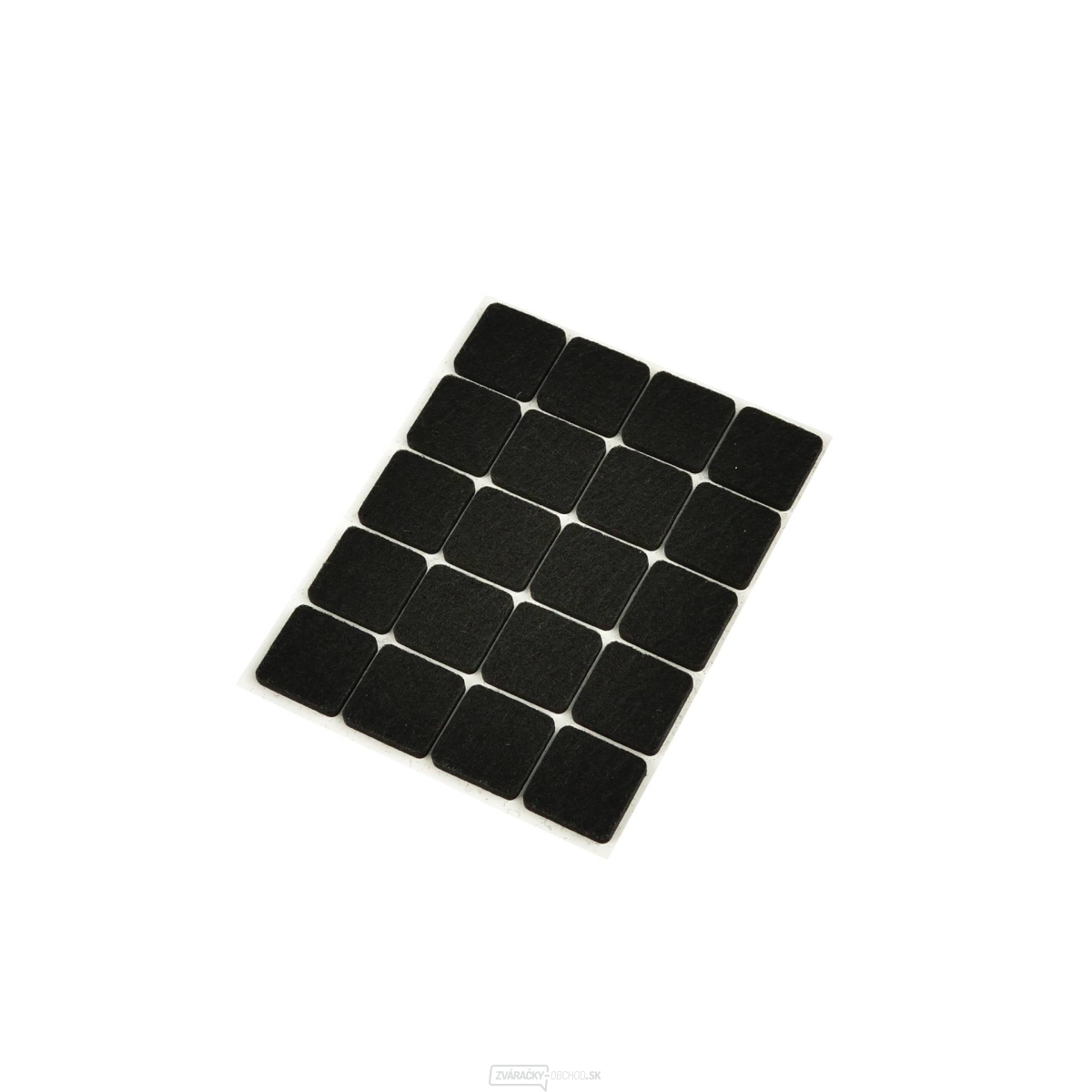 Plstené podložky pod nábytok obdĺžnikové 20x20mm 20ks (25/250)