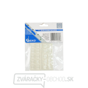 Priehľadné silikónové nárazníky - obdĺžnikové pod nábytok 10x10mm 20ks (25/250) gallery main image