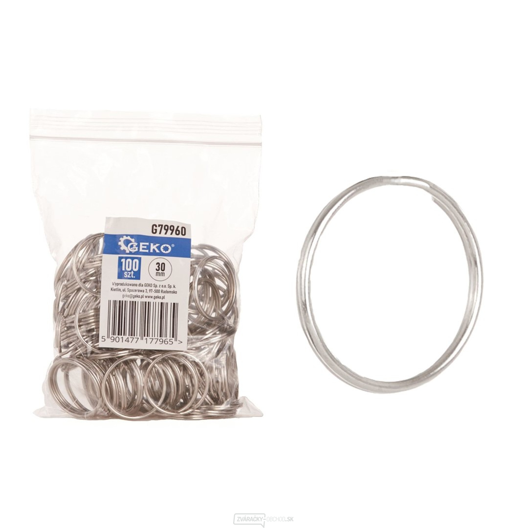 Krúžok - krúžok na kľúče 30mm - 100ks (30)