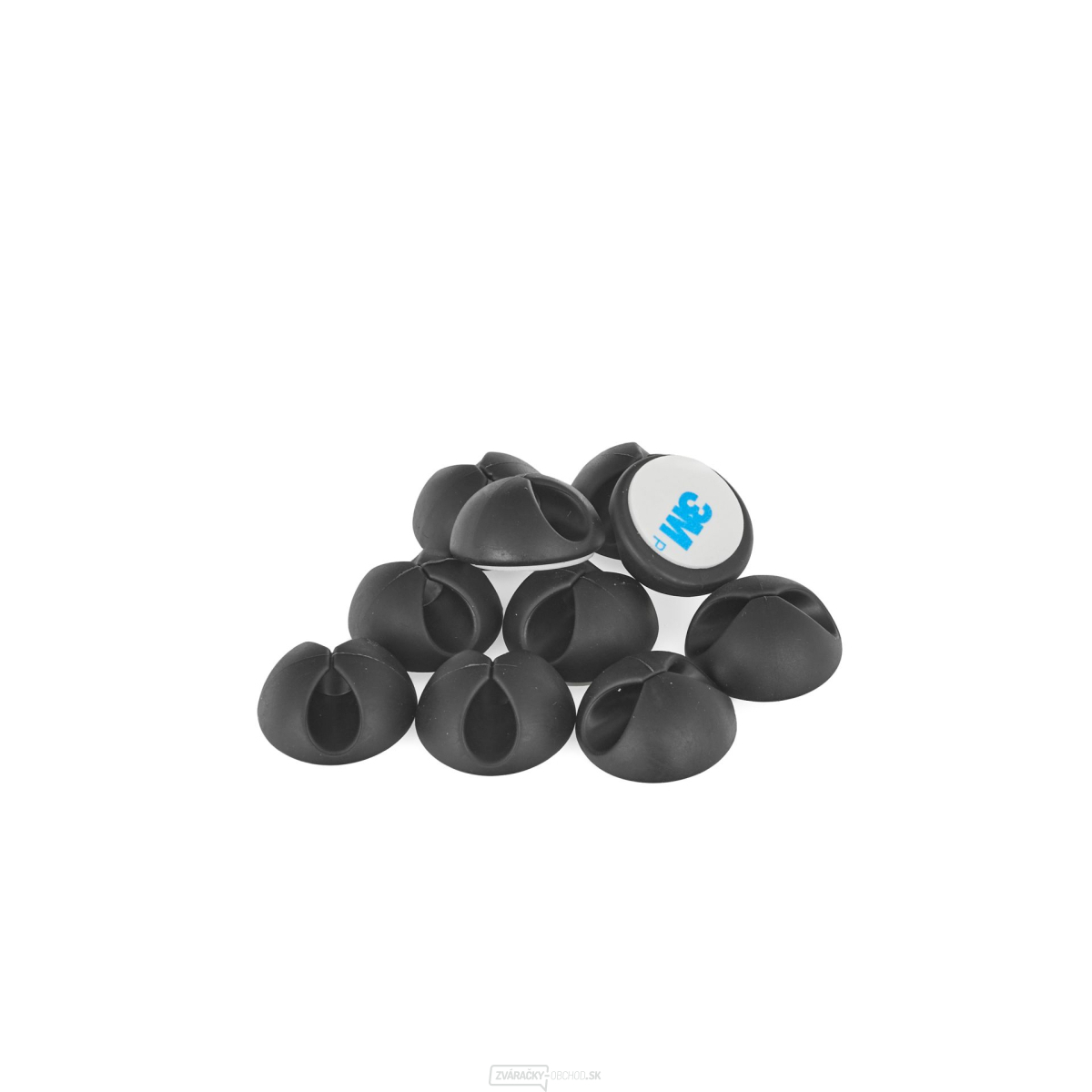 Organizér káblov - sada 10 ks (28x28 mm) (314)