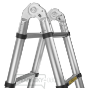 Hliníkový teleskopický rebrík kĺbový 5m 150kg (1) náhled