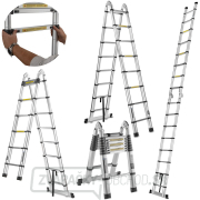 Hliníkový teleskopický rebrík kĺbový 5m 150kg (1) náhled