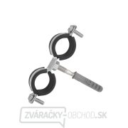 Kovový držiak s gumou pre dvojité 3/4 Kovový držiak s gumou pre dvojité 3/4