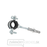 Kovový držiak s gumou pre rúry 3/8 Kovový držiak s gumou pre rúry 3/8