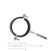 Kovový držiak s gumou pre rúry 2 1/2 Kovový držiak s gumou pre rúry 2 1/2