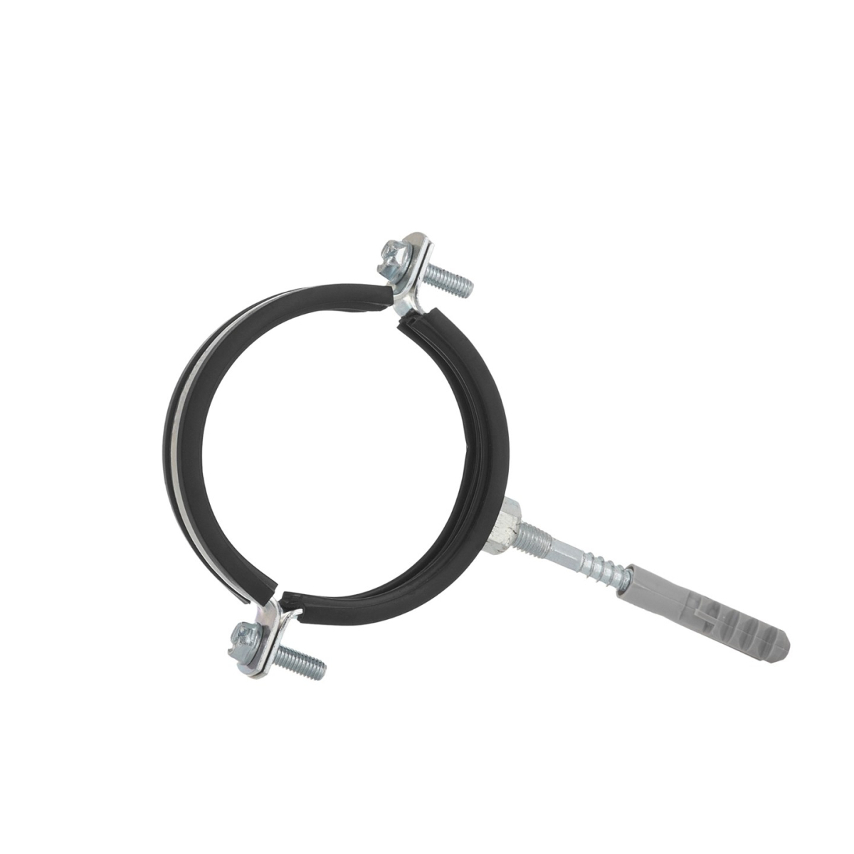 Kovový držiak s gumou pre 3" rúry 87-92 mm (100)