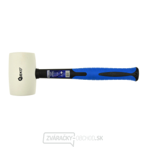 Gumové kladivo 24 OZ/850G/biela Geko Premium r.fiberglass (6/24) Gumové kladivo 24 OZ/850G/biela Geko Premium r.fiberglass (6/24) gallery main image