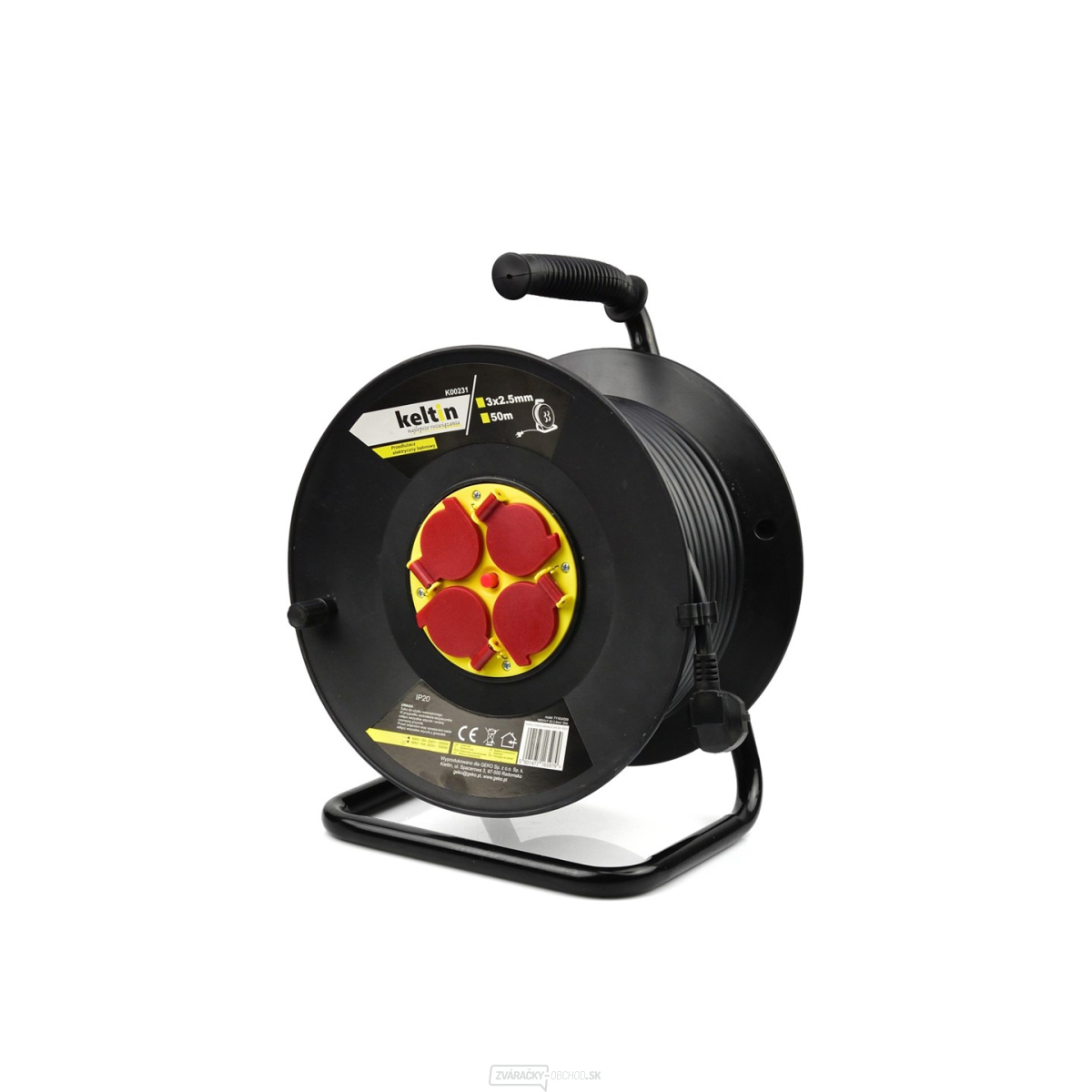 Elektrický predlžovací kábel 3x2,5 mm 50 m (2)