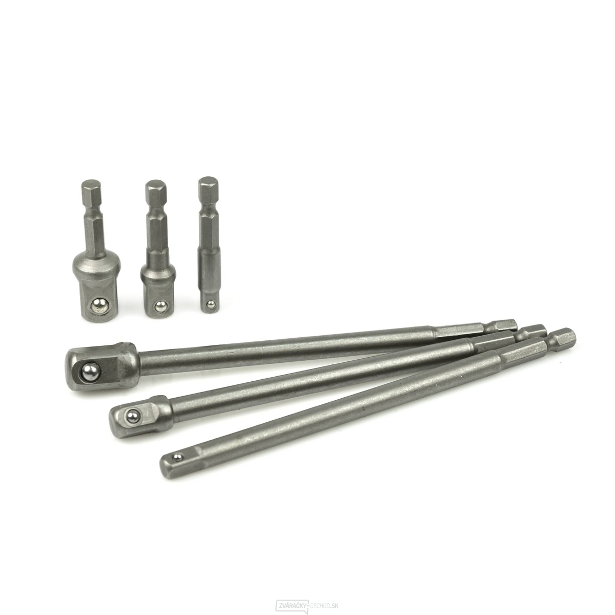 Sada nástrčných adaptérov HEX 1/4" 3/8" 1/2" 6el. (50)