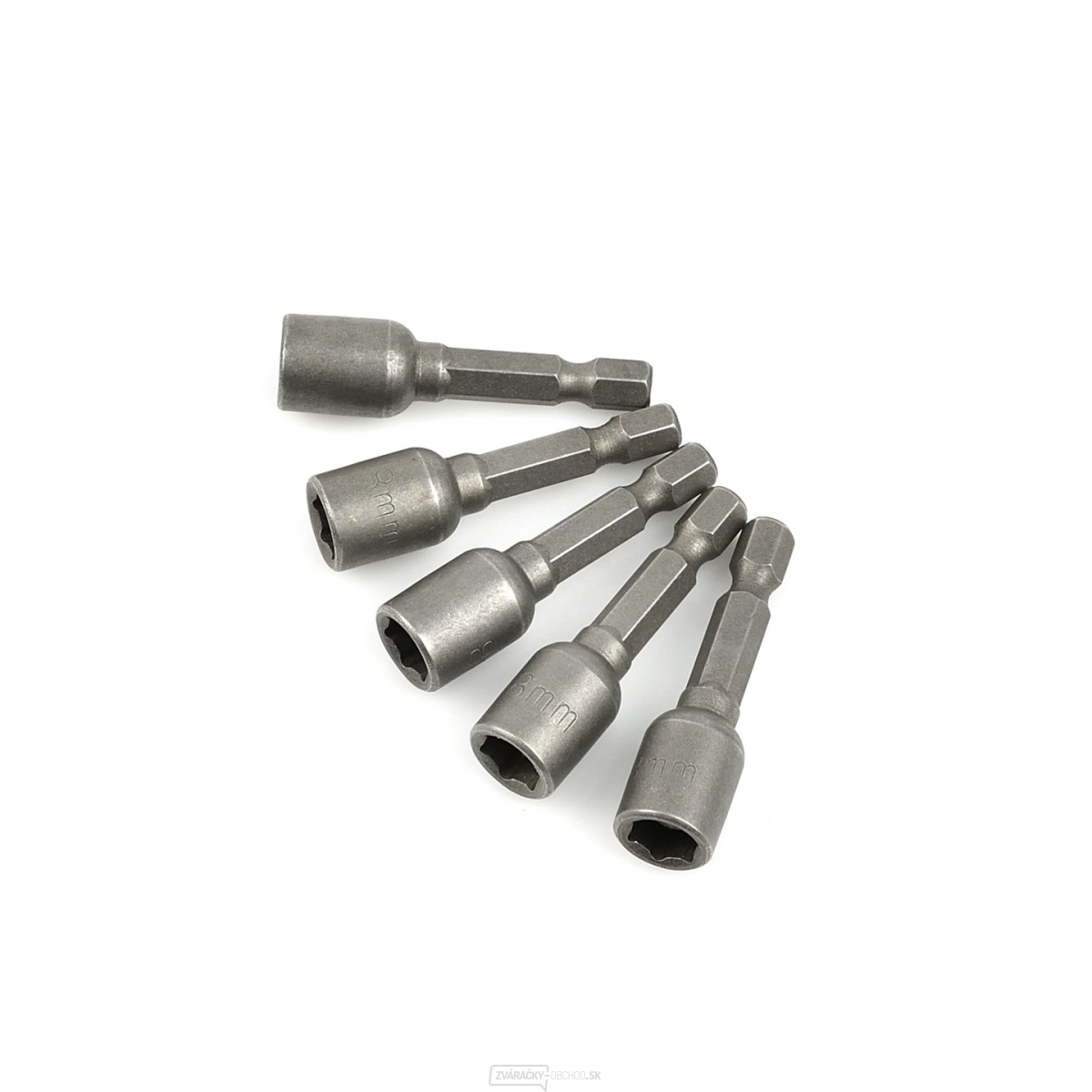 Magnetické nástrčné hlavice pre skrutky 8 mm x 48 mm 1/4" 5 ks. (100)