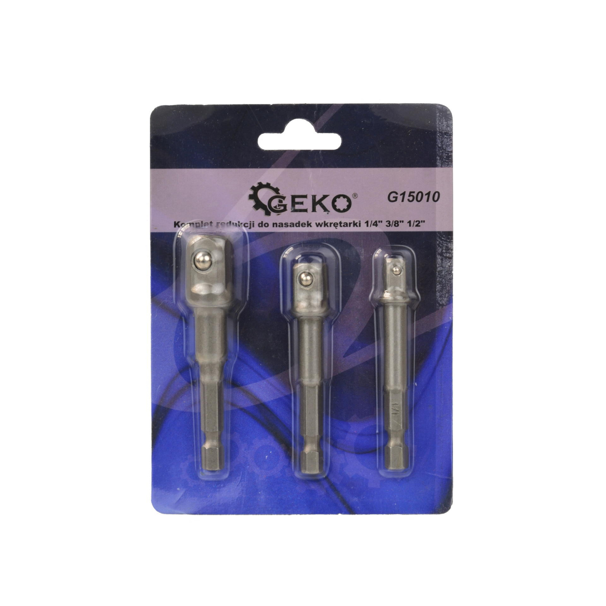 Sada redukcií pre skrutkovacie nástrčky 1/4" 3/8" 1/2" (25/100)