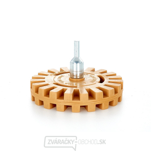 Gumový kotúč na odstraňovanie lepidla + adaptér (so zárezmi) (100) Gumový kotúč na odstraňovanie lepidla + adaptér (so zárezmi) (100) gallery main image