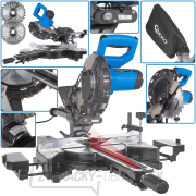 Pokosová píla s posuvom 1700W 210mm (1) gallery main image