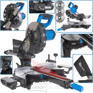 Pokosová píla s posuvom 2000W 255mm (1) Pokosová píla s posuvom 2000W 255mm (1) gallery main image