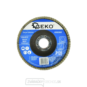 Lamelový kotúč 125 mm P120 GEKO (10/200) Lamelový kotúč 125 mm P120 GEKO (10/200) gallery main image