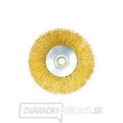 Drôtená kefa, rotačná, bočná, 125 mm, mosadz, M14(60) Náhľad
