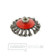 Opletená bočná drôtená kefa 100 mm M14 (100) gallery main image