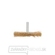 Kotúč s drôtenou kefou. mosadzný 80 mm so stopkou (100) Kotúč s drôtenou kefou. mosadzný 80 mm so stopkou (100) gallery main image