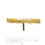 Drôtená kefa, mosadzná, 100 mm, s čapom (10/120) Náhľad