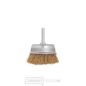 Predná drôtená kefa, mosadzná 60 mm so stopkou (100) Predná drôtená kefa, mosadzná 60 mm so stopkou (100) gallery main image