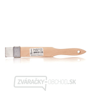 Žltá drôtená kefa na hrdzu 4 rady so škrabkou na drevo (20/120) Náhľad