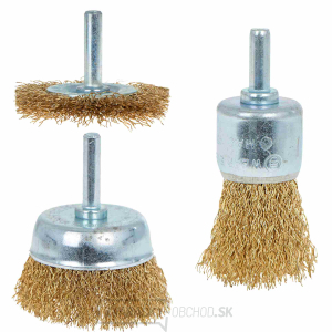 Sada drôtených kief pre vŕtačku 3ks (60) Sada drôtených kief pre vŕtačku 3ks (60) gallery main image