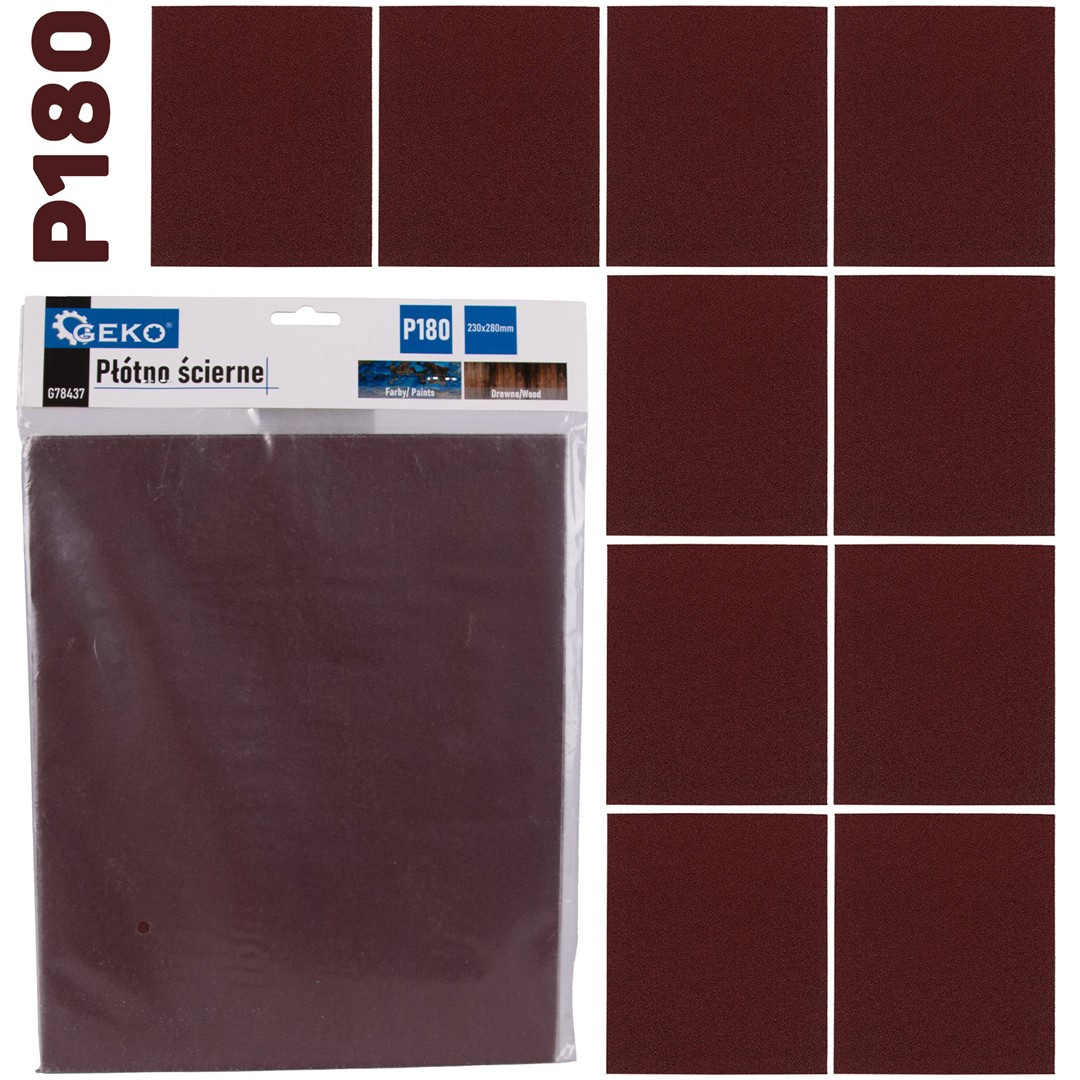 Brúsny list 230x280mm P180 (10/500)