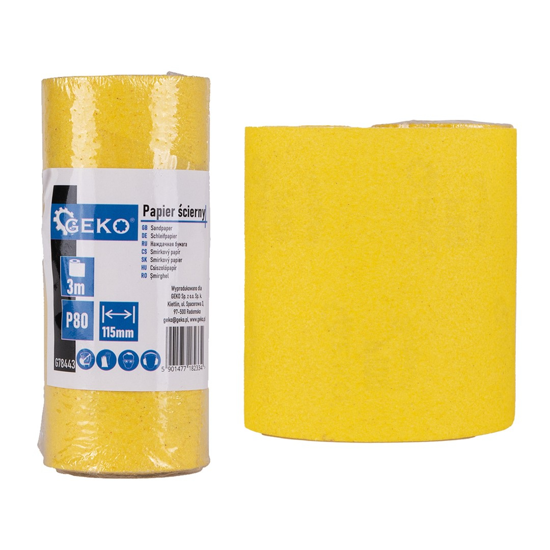 Brúsny papier - kotúč 115 mm x 3 m P80 (100)