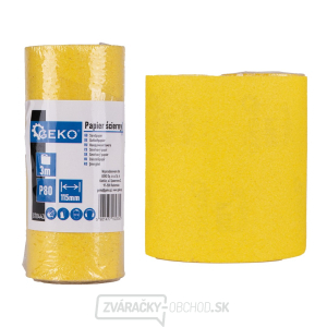 Brúsny papier - kotúč 115 mm x 3 m P80 (100) gallery main image
