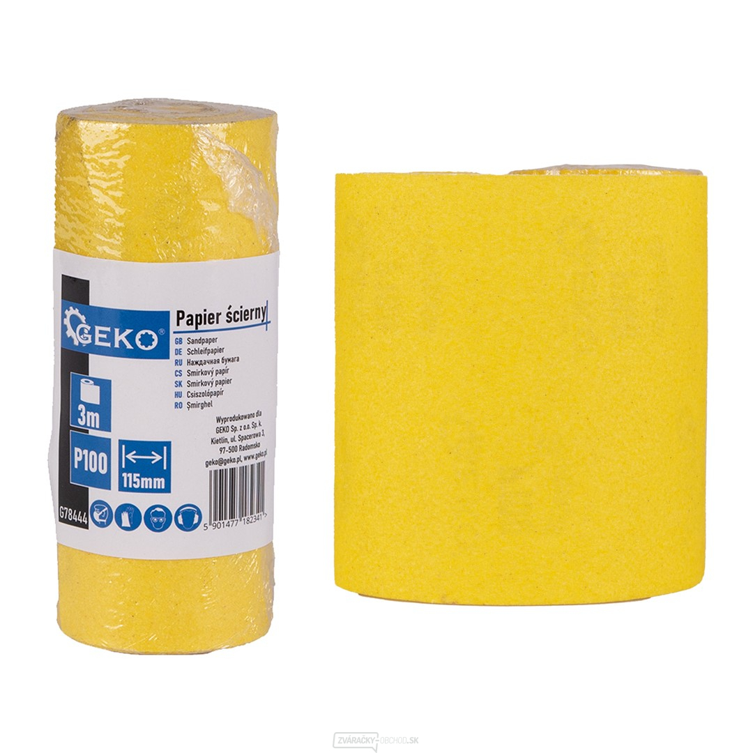 Brúsny papier - kotúč 115 mm x 3 m P100 (100)