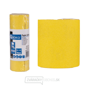 Brúsny papier - kotúč 115 mm x 3 m P120 (100) Brúsny papier - kotúč 115 mm x 3 m P120 (100) gallery main image