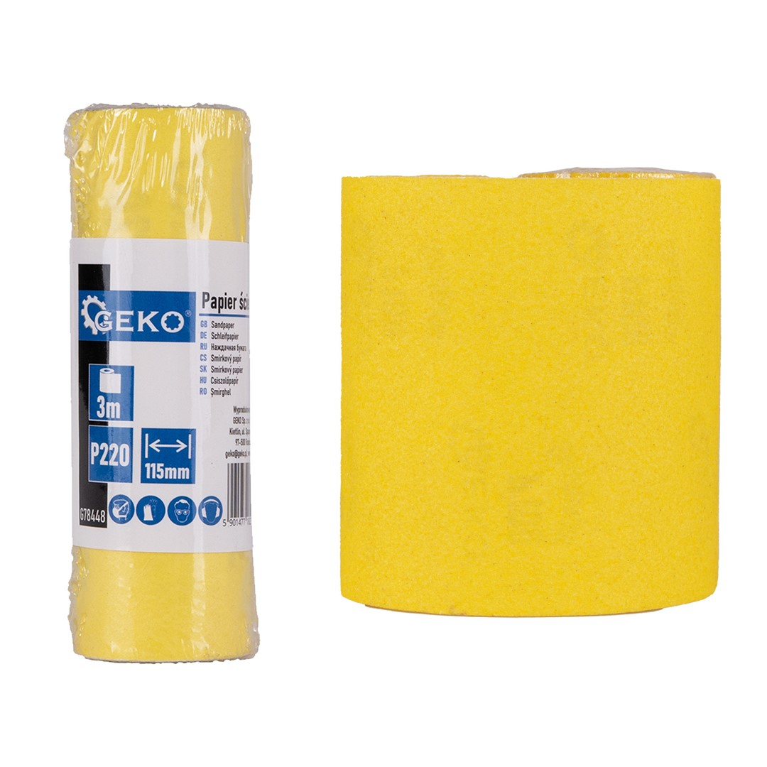 Brúsny papier - kotúč 115 mm x 3 m P220 (100)