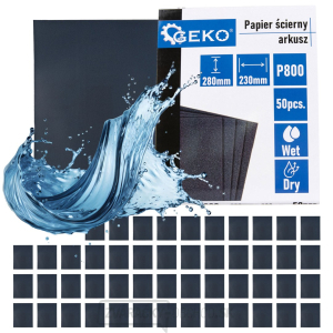 Brúsny papier na vodnej báze - list 230x280mm P800 (50/1000) gallery main image