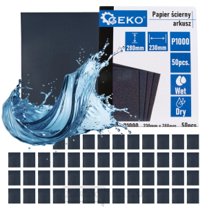 Brúsny papier na vodnej báze - list 230x280mm P1000 (50/1000) gallery main image