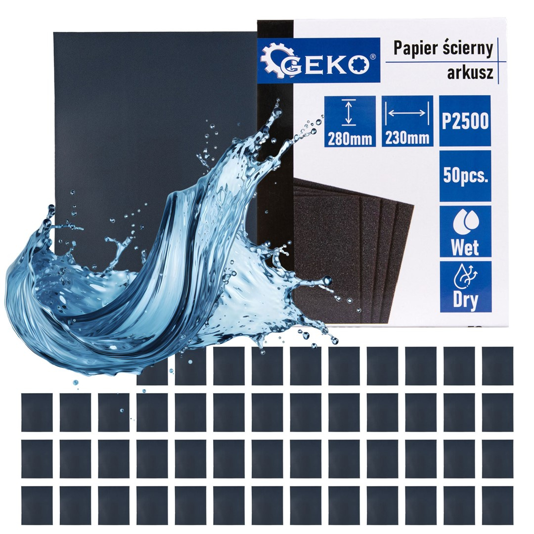 Brúsny papier na vodnej báze - list 230x280mm P2500 (50/1000)
