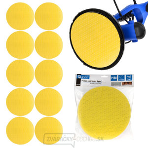 Brúsny papier pre kotúč - dierkovaný kotúč 225mm P150 / žirafa (10/100/500) Brúsny papier pre kotúč - dierkovaný kotúč 225mm P150 / žirafa (10/100/500) gallery main image