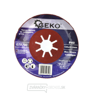 Brúsny kotúč z kameninových vlákien 125 mm P40 (10/200) Brúsny kotúč z kameninových vlákien 125 mm P40 (10/200) gallery main image