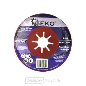 Brúsny kotúč z kameninových vlákien 125 mm P80 (10/200) Brúsny kotúč z kameninových vlákien 125 mm P80 (10/200) gallery main image