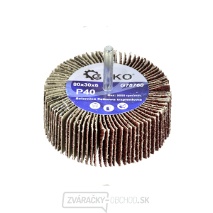 GEKO Kotúč brúsny so stopkou 80x30X6 P40 (10/20/100) GEKO Kotúč brúsny so stopkou 80x30X6 P40 (10/20/100) gallery main image