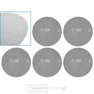 Brúsna sieťka so suchým zipsom 225 mm P320 (5/250) Brúsna sieťka so suchým zipsom 225 mm P320 (5/250) gallery main image