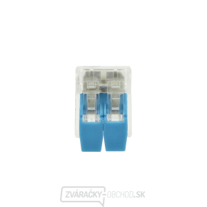 Elektrická rýchlospojka 2x0,2-4mm2 (10/5000) Elektrická rýchlospojka 2x0,2-4mm2 (10/5000) gallery main image
