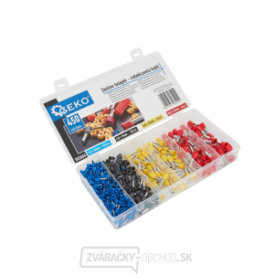 Sada puzdier - ukončenie kábla 450 ks. (100) Sada puzdier - ukončenie kábla 450 ks. (100) gallery main image