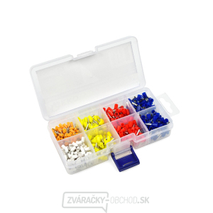 Sada puzdier, konektorov na koncovky káblov 500ks. (100) Sada puzdier, konektorov na koncovky káblov 500ks. (100) gallery main image