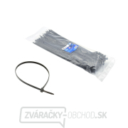 Čierne nylonové zipsy 250x7,6mm UV 100ks. (80) Čierne nylonové zipsy 250x7,6mm UV 100ks. (80) gallery main image