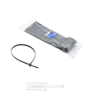 Čierne nylonové zipsy 250x7,6mm UV 100ks. (80) Čierne nylonové zipsy 250x7,6mm UV 100ks. (80) gallery main image