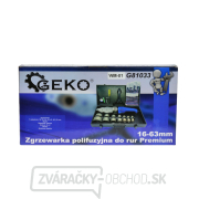 Prémiová zváračka polyfúznych rúr 16-63 mm GEKO (5) náhled