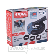 Kryt odsávací na brúsenie uhlovou brúskou, O125mm s kefovým vencom náhled