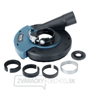 Kryt odsávací na brúsenie uhlovou brúskou, O125mm s kefovým vencom Kryt odsávací na brúsenie uhlovou brúskou, O125mm s kefovým vencom gallery main image